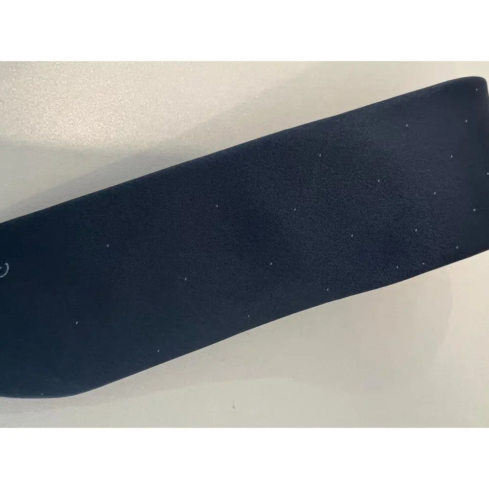 Oscar de la Renta Men’s Neck Tie Silver Blue Silk Blend